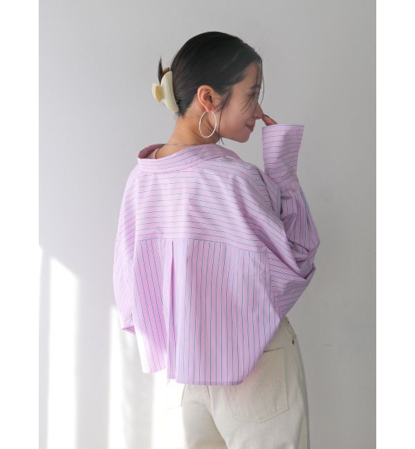 Ungrid「ダブルカフスショートシャツ」|シャツ・ブラウス|