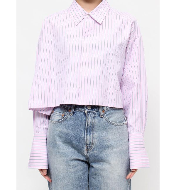 Ungrid「ダブルカフスショートシャツ」|シャツ・ブラウス|