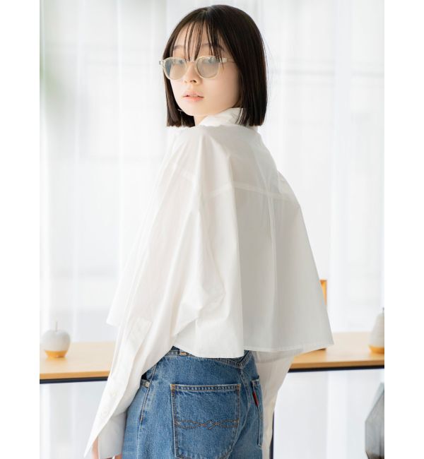 Ungrid「ダブルカフスショートシャツ」|シャツ・ブラウス|