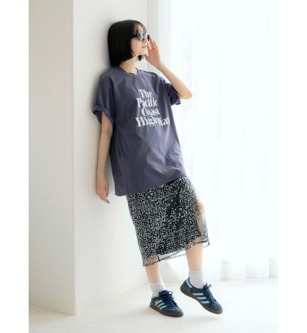 Ungrid「ミドル丈スパンコールスカート」|スカート|