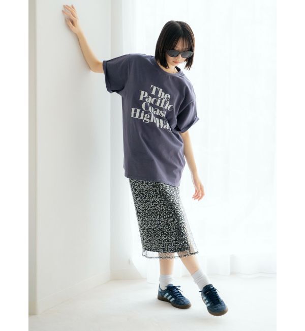 Ungrid「ミドル丈スパンコールスカート」|スカート|