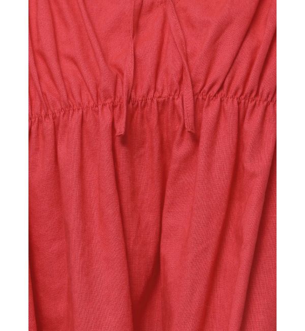 Ungrid「リネン混ギャザーノースリブラウス」|シャツ・ブラウス|