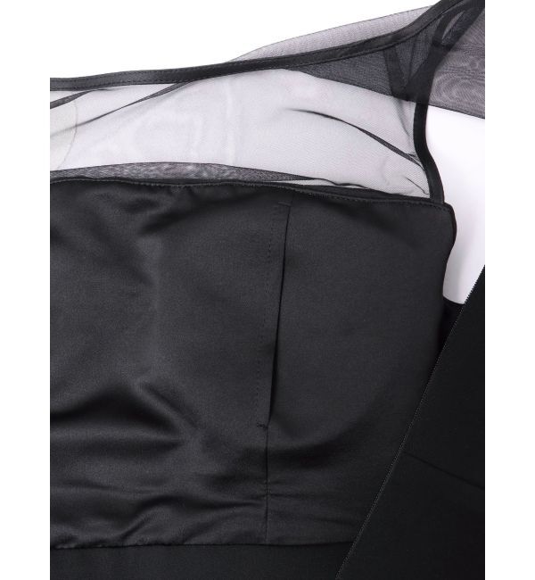 LAGUNAMOON「LADYチュールオフショルパンツドレス」|ドレス|