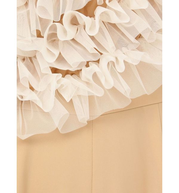 LAGUNAMOON「LADYチュールオフショルパンツドレス」|ドレス|