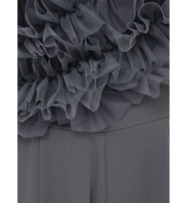 LAGUNAMOON「LADYチュールオフショルパンツドレス」|ドレス|