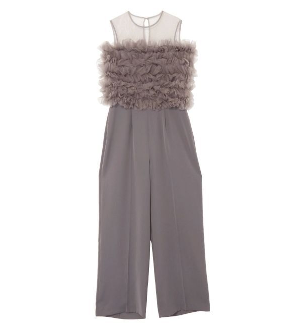 LAGUNAMOON「LADYチュールオフショルパンツドレス」|ドレス|