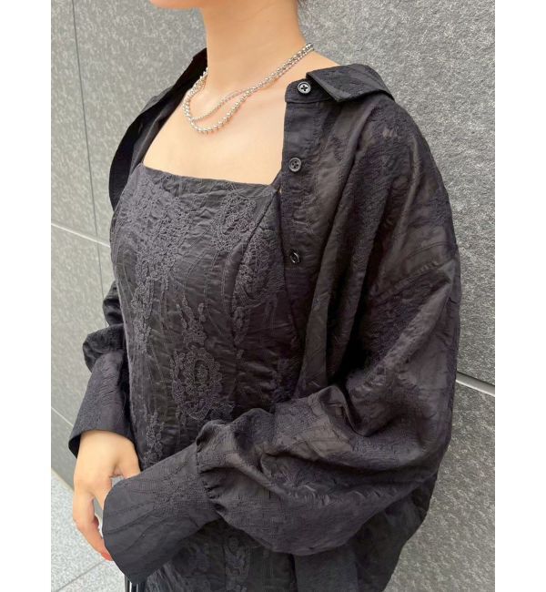 LAGUNAMOON「シアーエンブロイダリーワンピース」|ワンピース|