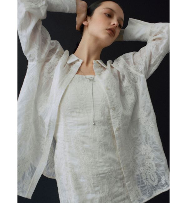 LAGUNAMOON「シアーエンブロイダリーワンピース」|ワンピース|