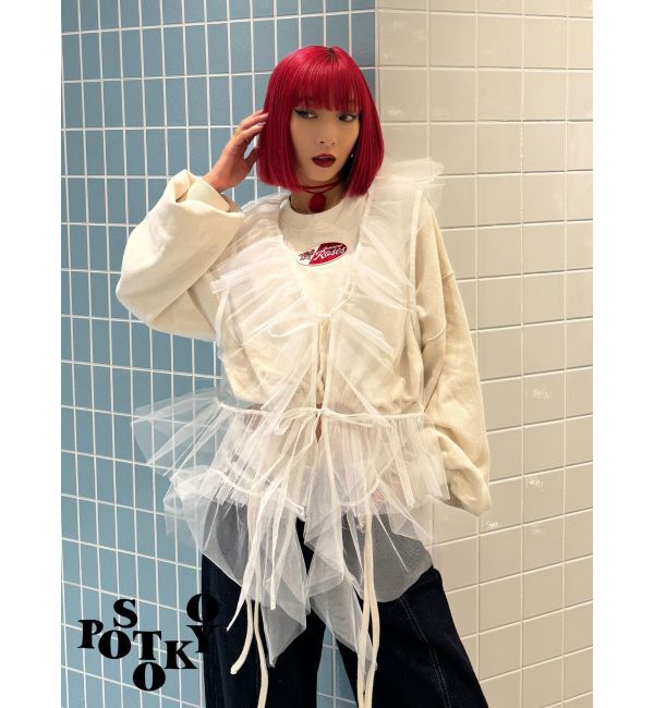 jouetie「【Something &times;PosTokyo】Drost hem Tops」|Tシャツ・カットソー|