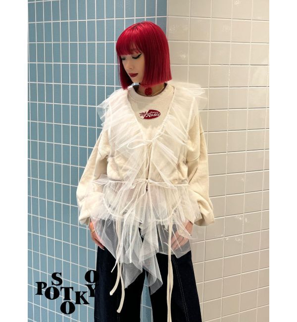 jouetie「【Something &times;PosTokyo】Drost hem Tops」|Tシャツ・カットソー|