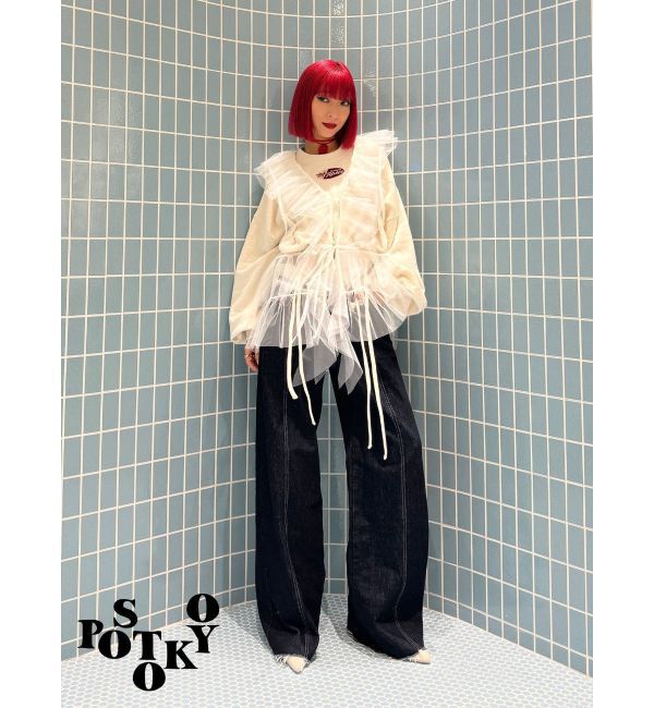 jouetie「【Something &times;PosTokyo】Drost hem Tops」|Tシャツ・カットソー|