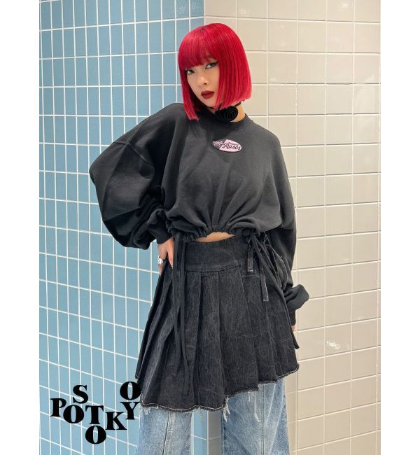 jouetie「【Something &times;PosTokyo】Drost hem Tops」|Tシャツ・カットソー|