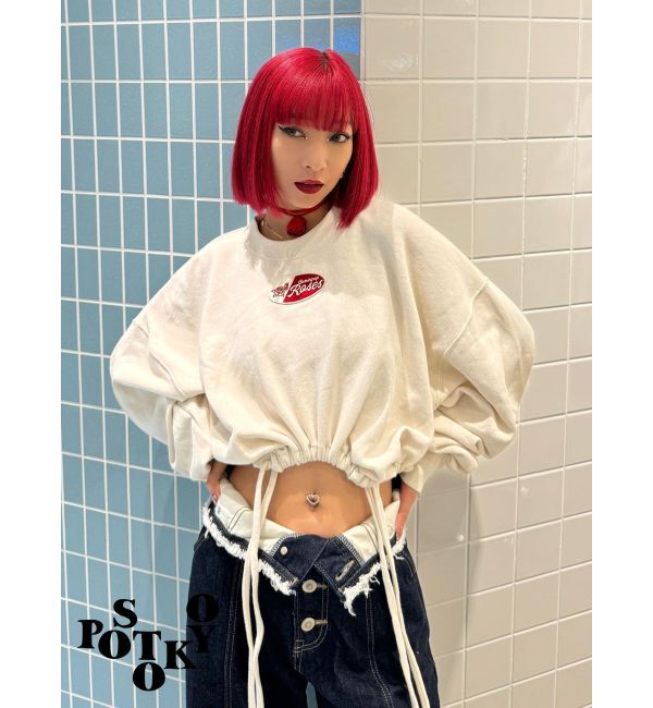 jouetie「【Something &times;PosTokyo】Drost hem Tops」|Tシャツ・カットソー|