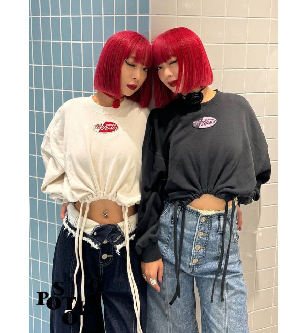 jouetie「【Something &times;PosTokyo】Drost hem Tops」|Tシャツ・カットソー|