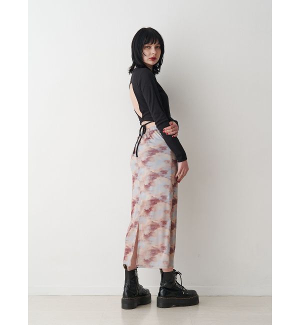 jouetie「ニュアンスパターンシアースカート」|スカート|