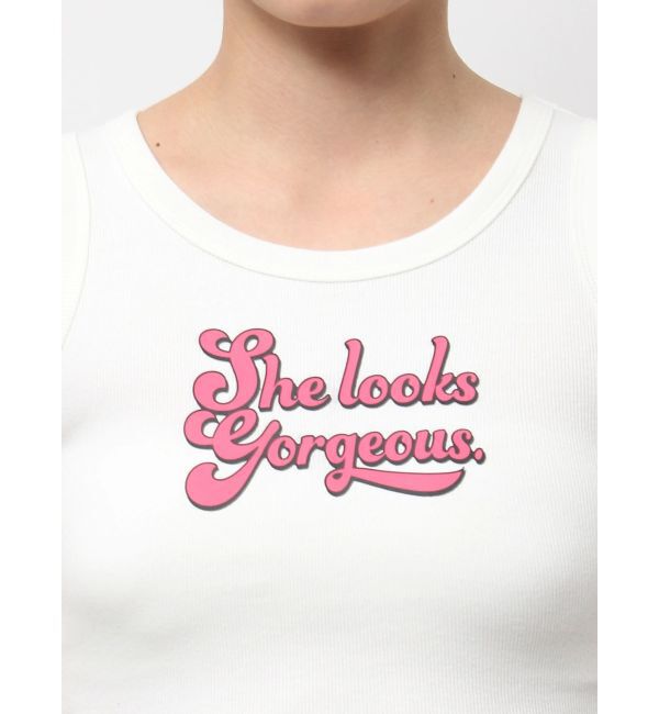 GYDA「logo shadowアメスリテレコタンクトップ」|タンクトップ|