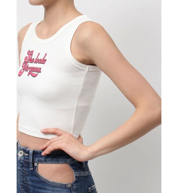 GYDA「logo shadowアメスリテレコタンクトップ」|タンクトップ|