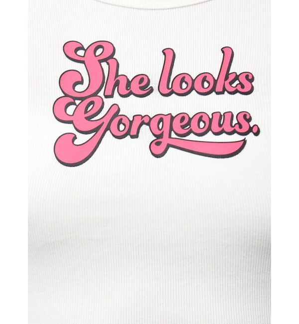 GYDA「logo shadowアメスリテレコタンクトップ」|タンクトップ|