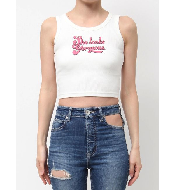 GYDA「logo shadowアメスリテレコタンクトップ」|タンクトップ|