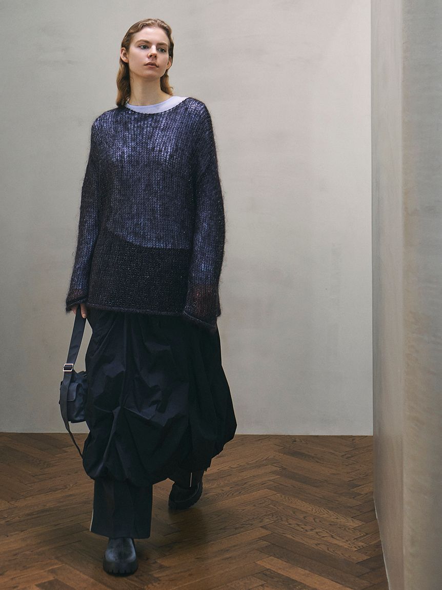 emmi atelier「オーガニックコットン強撚天竺トップス」|Tシャツ・カットソー|