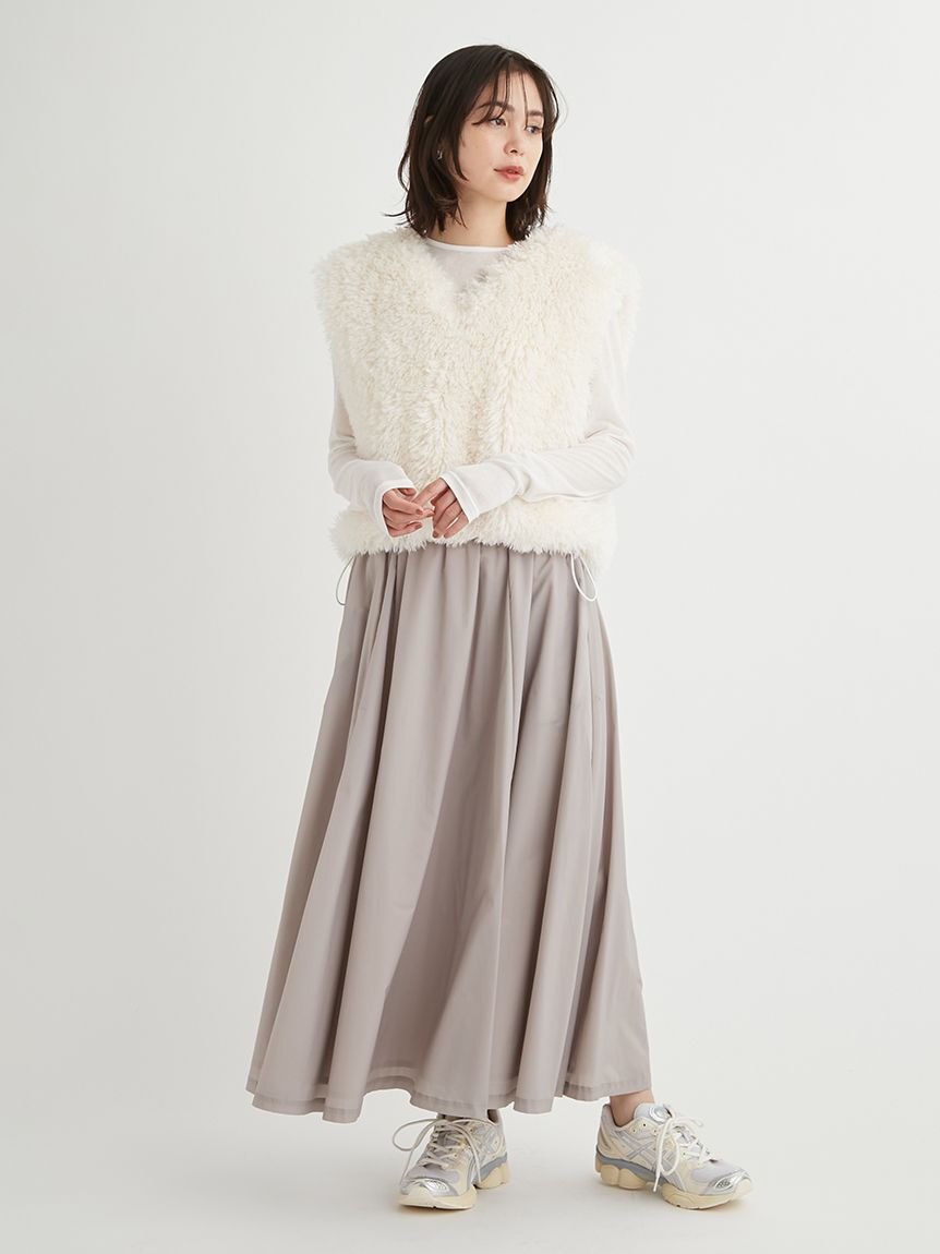 emmi atelier「オーガニックコットン強撚天竺トップス」|Tシャツ・カットソー|