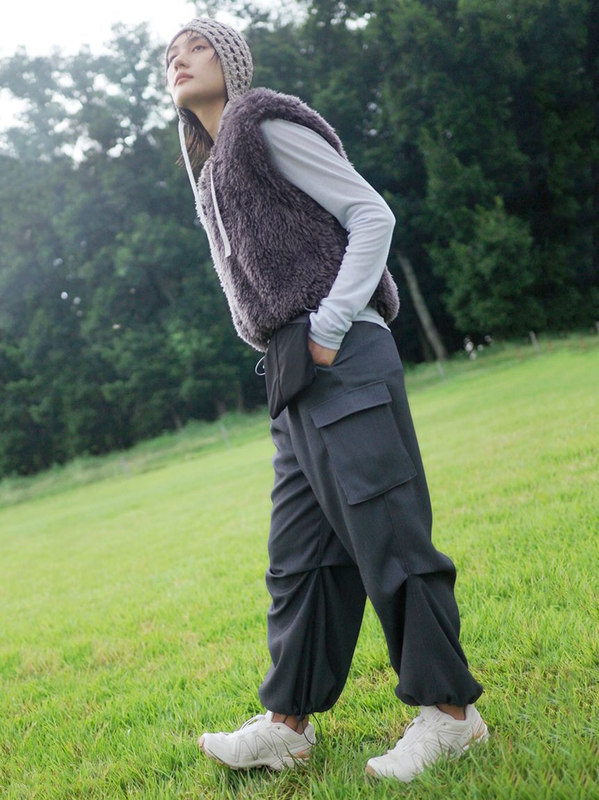 emmi atelier「オーガニックコットン強撚天竺トップス」|Tシャツ・カットソー|