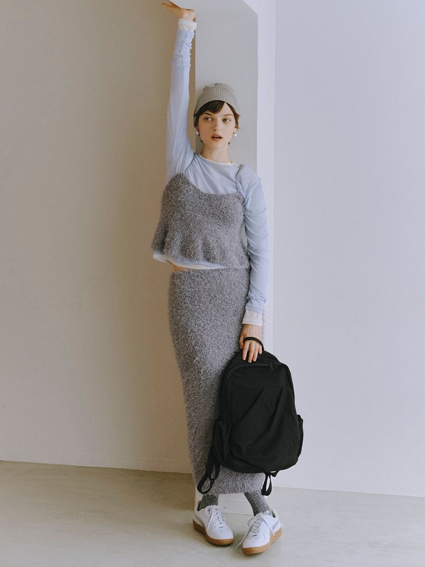 emmi atelier「オーガニックコットン強撚天竺トップス」|Tシャツ・カットソー|