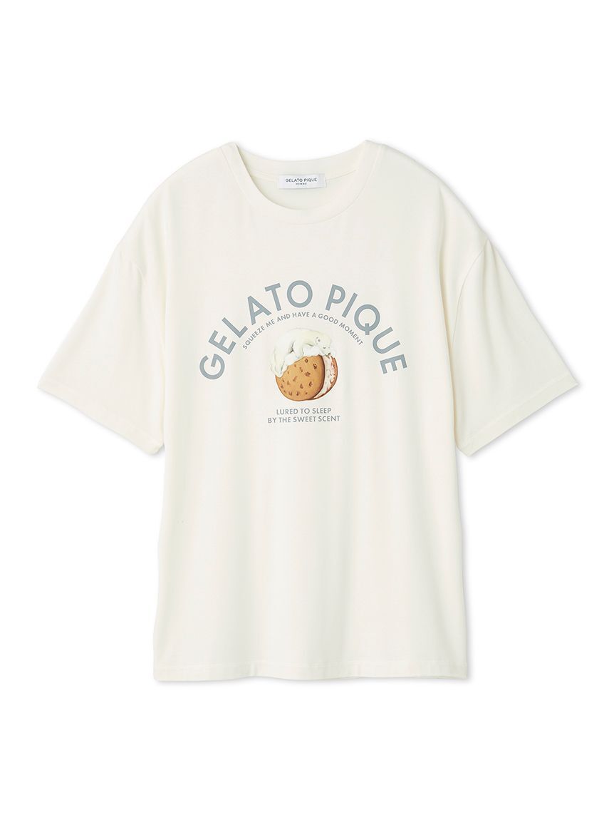 GELATO PIQUE HOMME「【HOMME】レーヨンクッキーアイスサンドTシャツ」|ルームウェア|