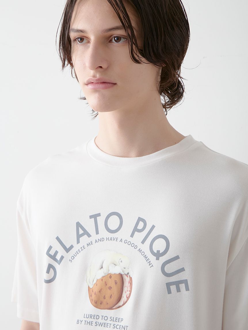 GELATO PIQUE HOMME「【HOMME】レーヨンクッキーアイスサンドTシャツ」|ルームウェア|