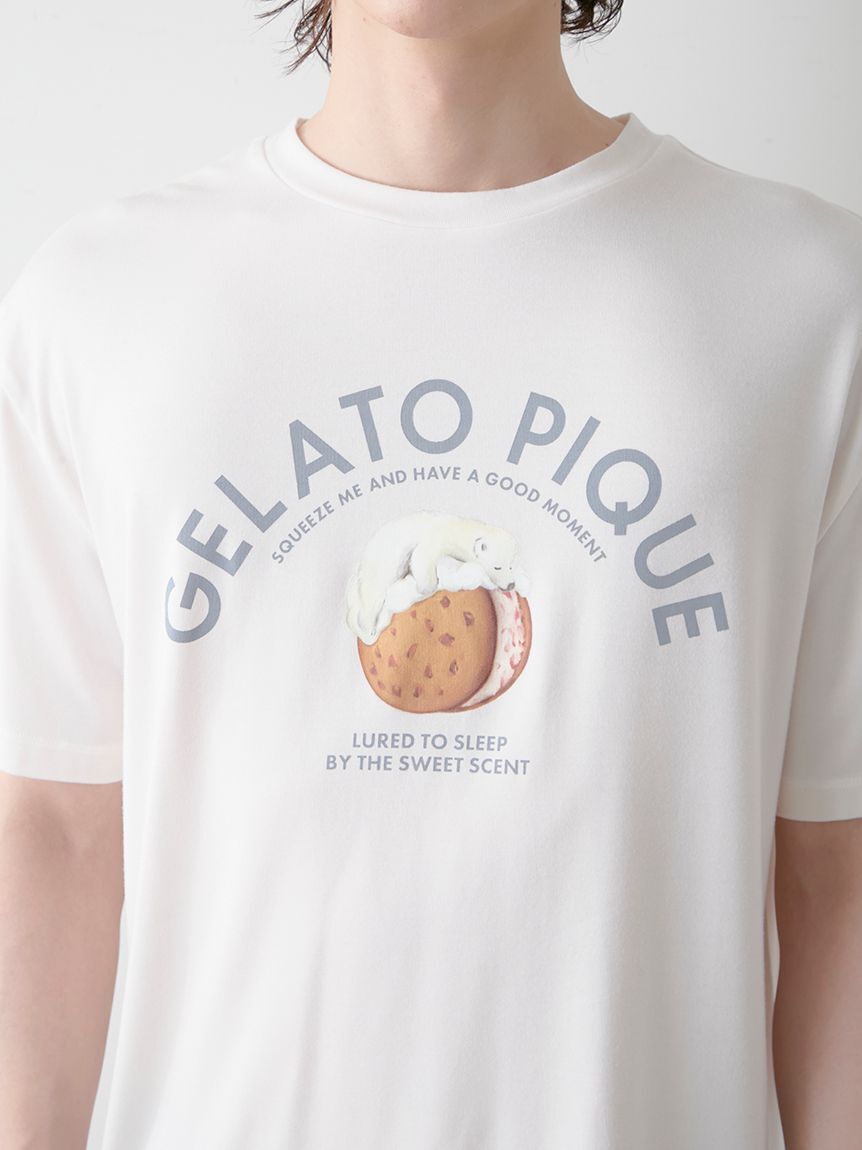 GELATO PIQUE HOMME「【HOMME】レーヨンクッキーアイスサンドTシャツ」|ルームウェア|