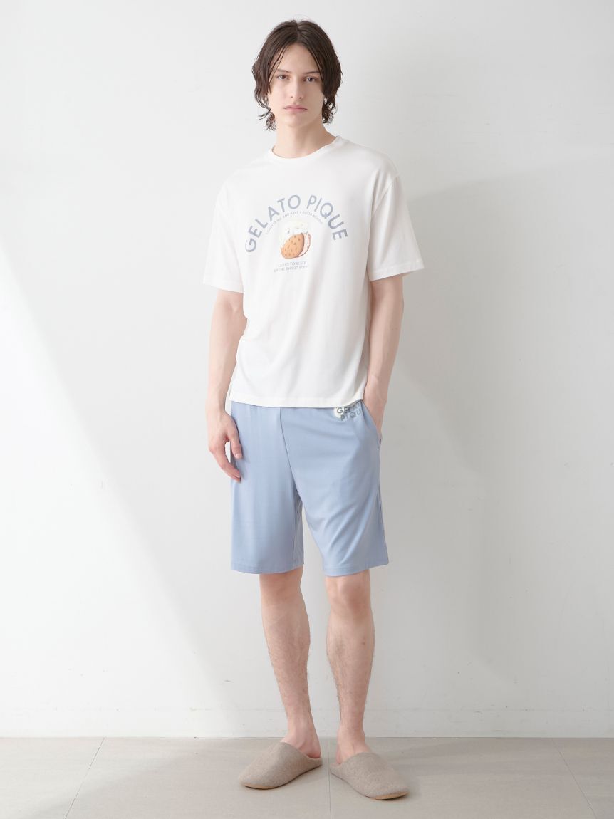 GELATO PIQUE HOMME「【HOMME】レーヨンクッキーアイスサンドTシャツ」|ルームウェア|