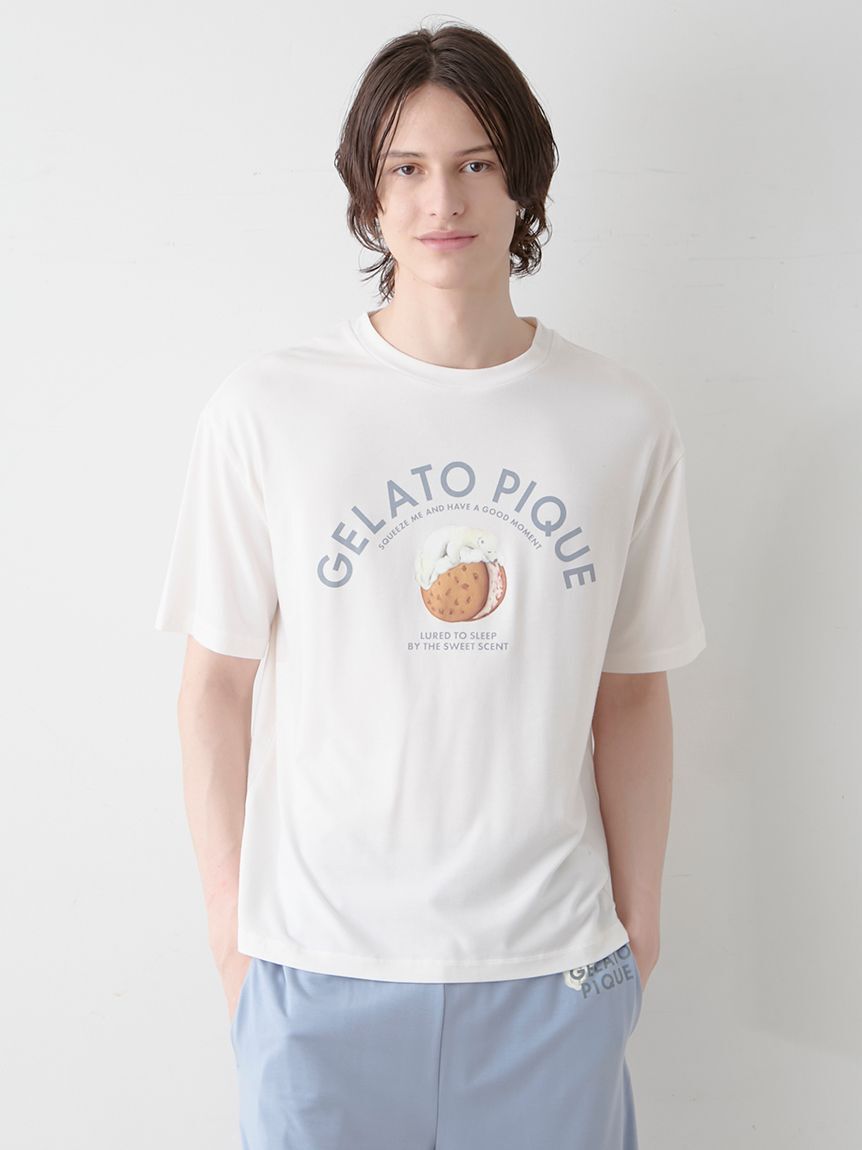 GELATO PIQUE HOMME「【HOMME】レーヨンクッキーアイスサンドTシャツ」|ルームウェア|