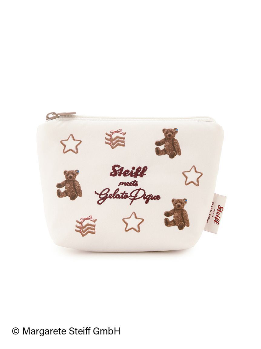 gelato pique「【Steiff】総柄ティッシュポーチ」|ポーチ|