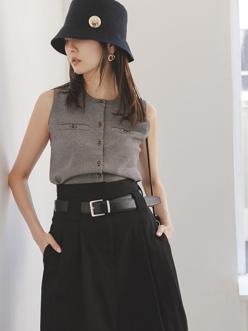 SNIDEL「Sustainableニットジレプルオーバー」|ニット・セーター|