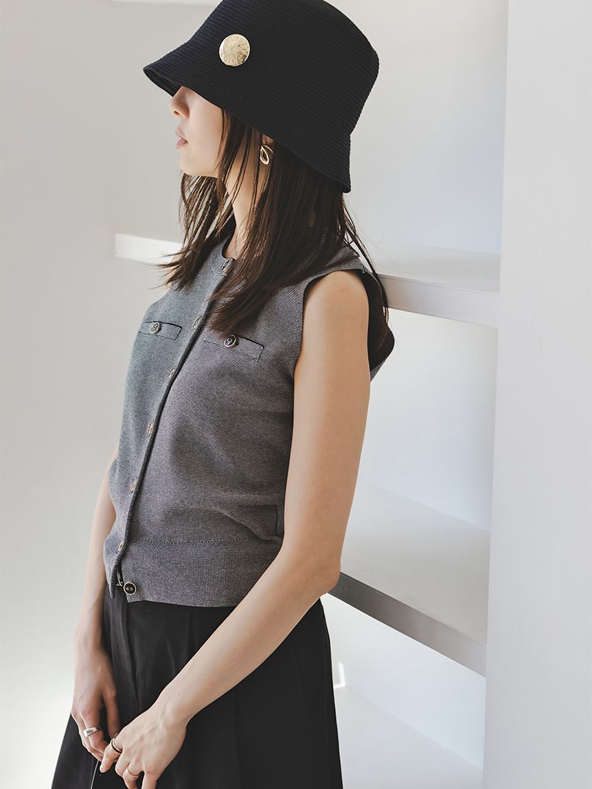 SNIDEL「Sustainableニットジレプルオーバー」|ニット・セーター|