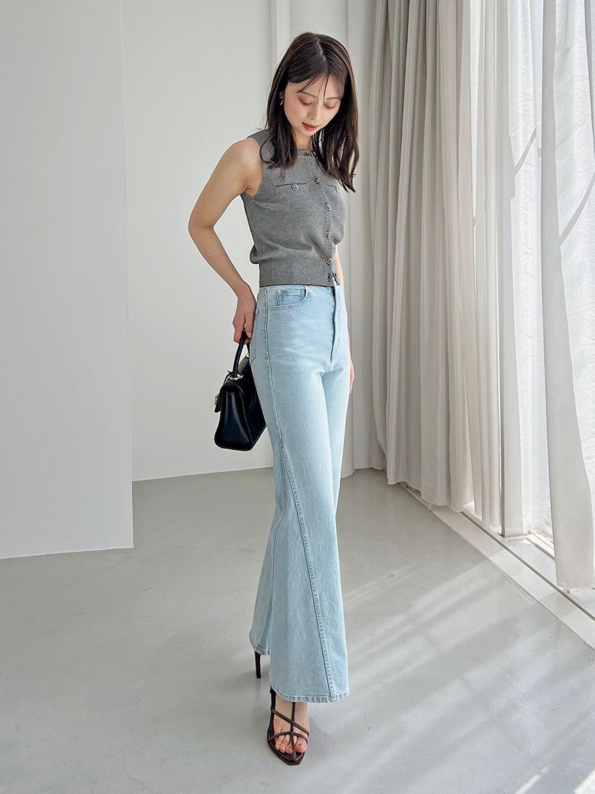 SNIDEL「Sustainableニットジレプルオーバー」|ニット・セーター|