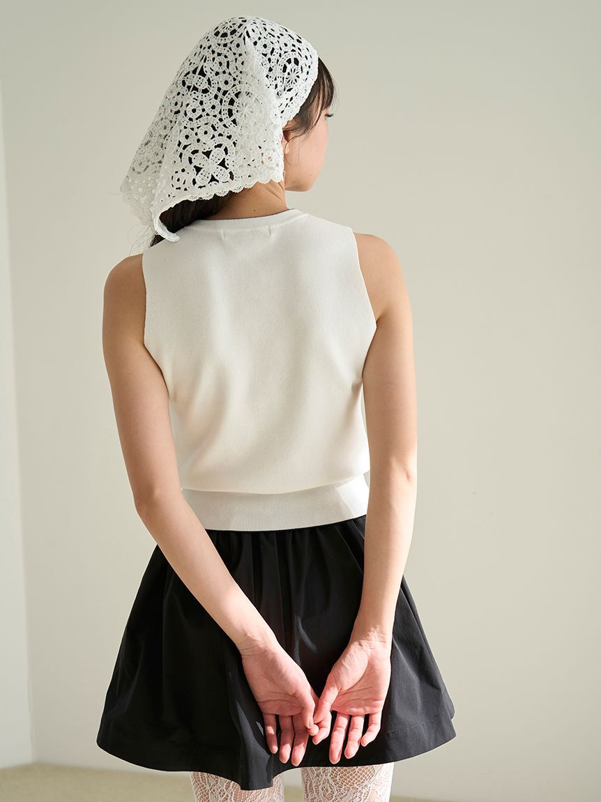 SNIDEL「Sustainableニットジレプルオーバー」|ニット・セーター|