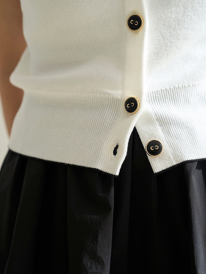 SNIDEL「Sustainableニットジレプルオーバー」|ニット・セーター|