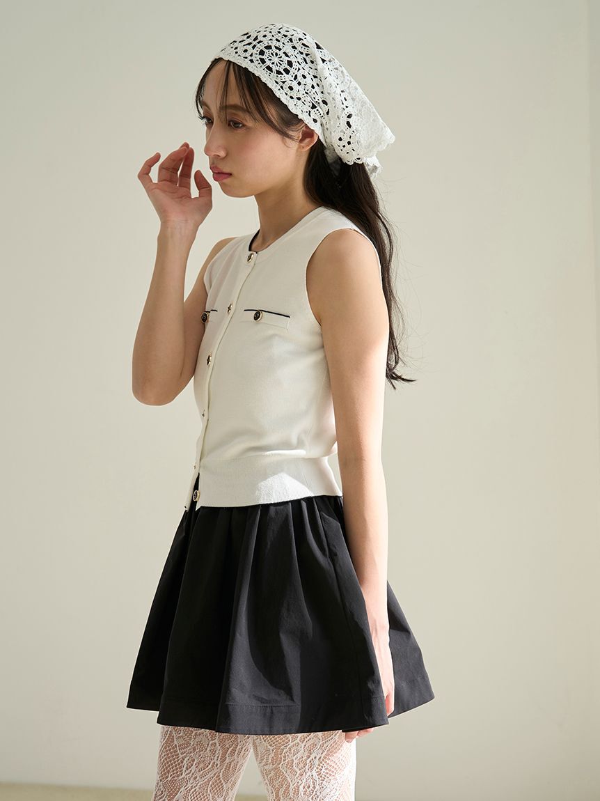 SNIDEL「Sustainableニットジレプルオーバー」|ニット・セーター|