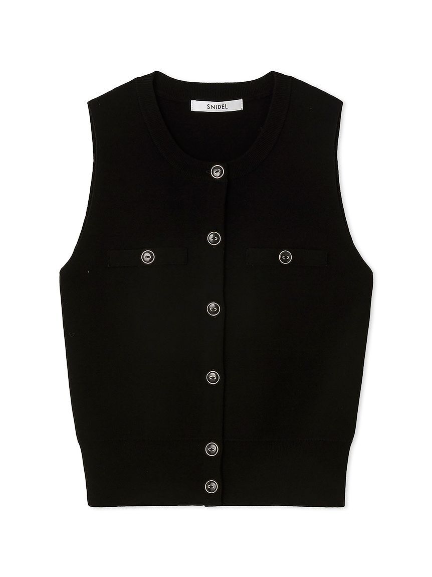 SNIDEL「Sustainableニットジレプルオーバー」|ニット・セーター|