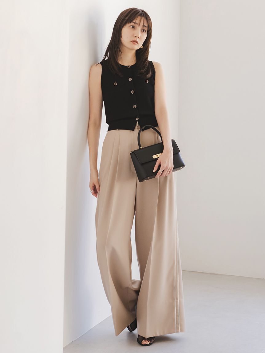 SNIDEL「Sustainableニットジレプルオーバー」|ニット・セーター|