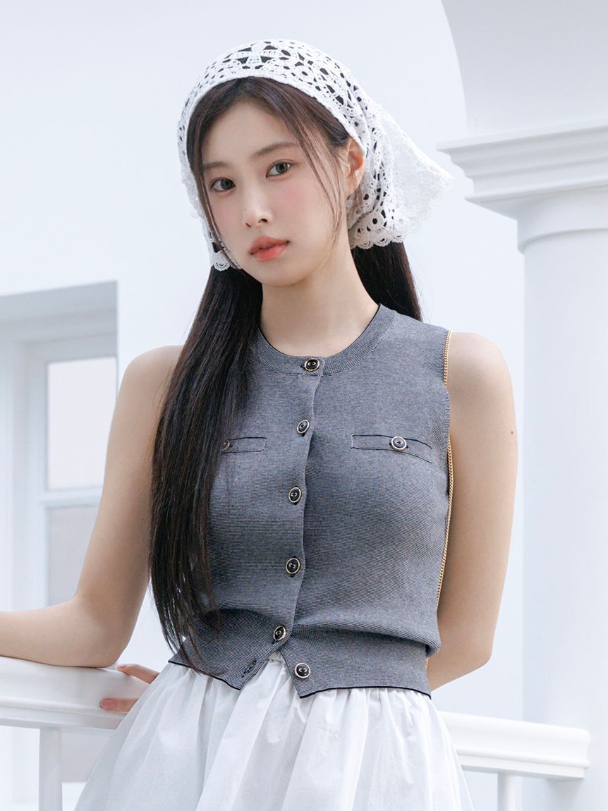 SNIDEL「Sustainableニットジレプルオーバー」|ニット・セーター|BORDER