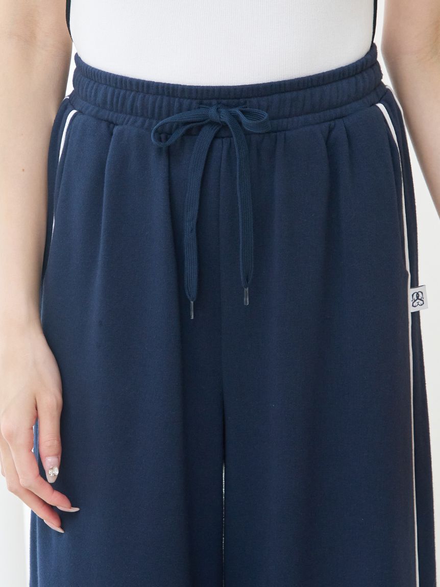 SNIDEL「【WEB限定カラーあり】UVカットスウェットワイドパンツ」|チノ|