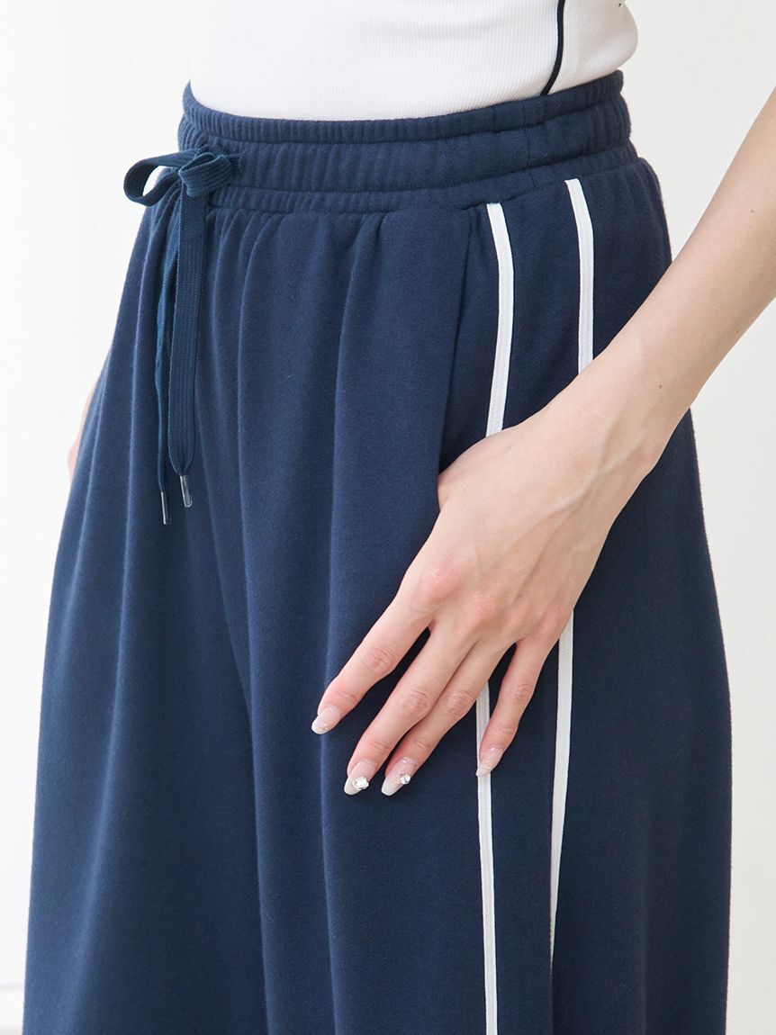 SNIDEL「【WEB限定カラーあり】UVカットスウェットワイドパンツ」|チノ|