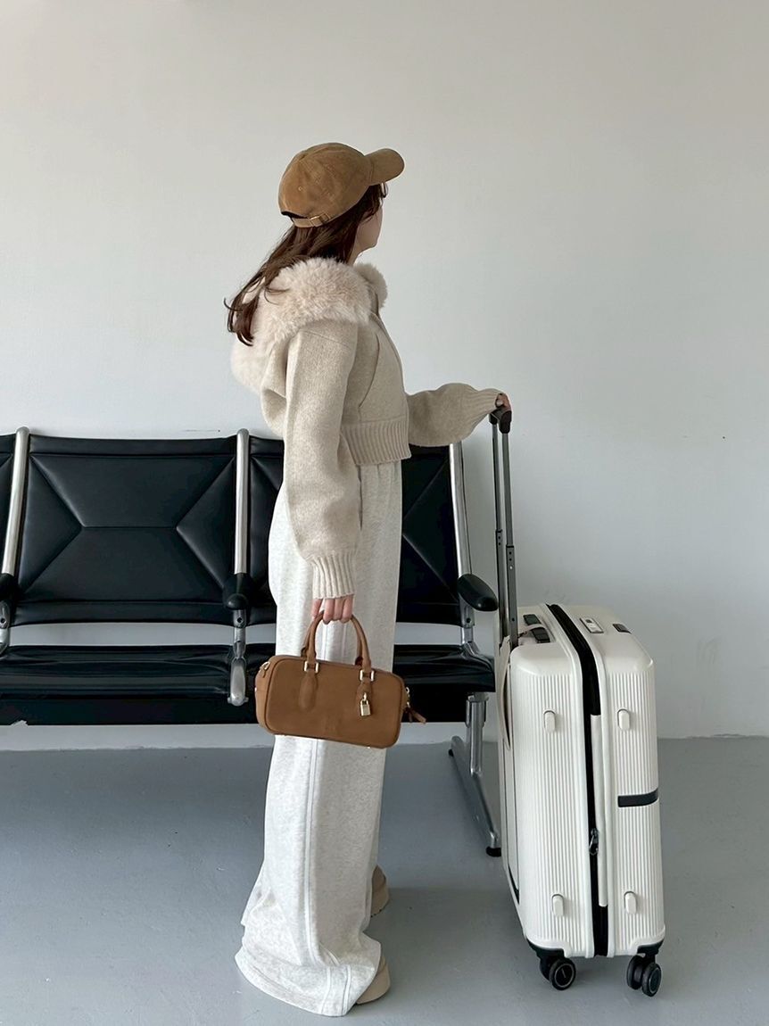 SNIDEL「【WEB限定カラーあり】UVカットスウェットワイドパンツ」|チノ|