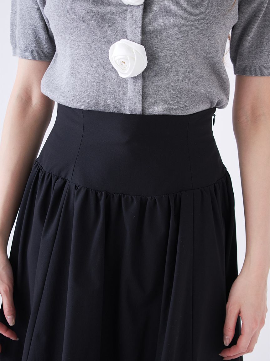 SNIDEL「ボリュームタフタスカート」|スカート|