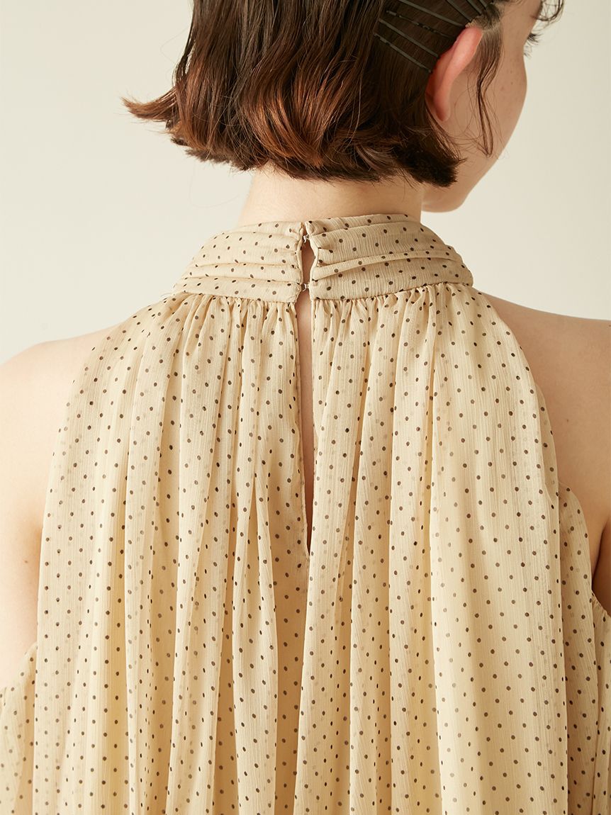 LILY BROWN「【WEB限定カラー】ドレープボウタイシフォンブラウス」|シャツ・ブラウス|