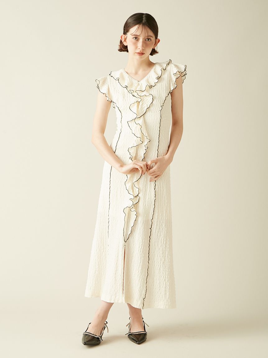 LILY BROWN「カットフリルワンピース」|ワンピース|IVR