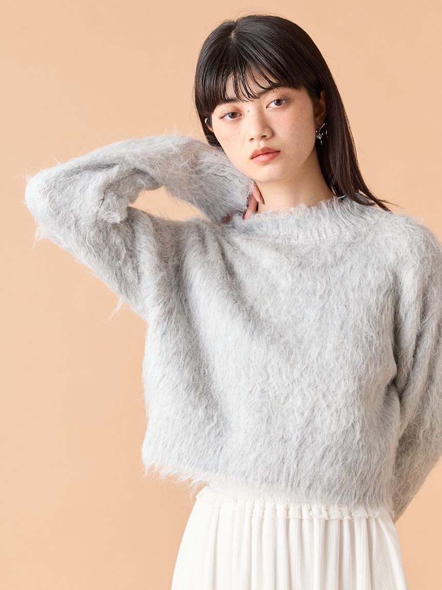 LILY BROWN「ラメシャギーニットプルオーバー」|ニット・セーター|