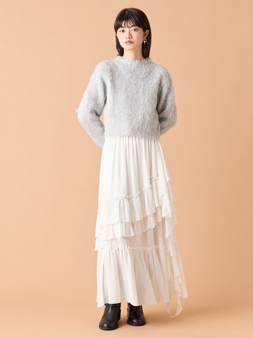 LILY BROWN「ラメシャギーニットプルオーバー」|ニット・セーター|